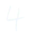 Handwritten number 4